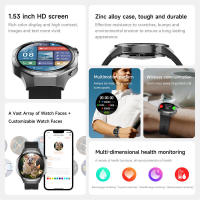 Reloj inteligente GT5 Pro para hombre, sistema de detección, deportes avanzados, asistente de salud, larga resistencia, NFC, nuevo - details 1