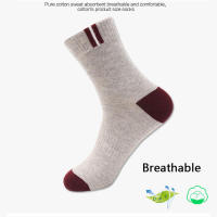 Calcetines desodorantes de alta calidad de algodón transpirable para hombre, talla grande 39-48, 5 pares - details 7