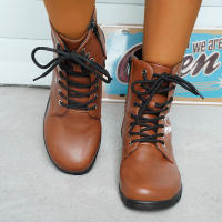 Botas cortas de cuero bordadas para mujer, zapatos planos al tobillo, deportivos, de mezclilla, estilo Chelsea, a la moda, invierno, 2023 - details 27