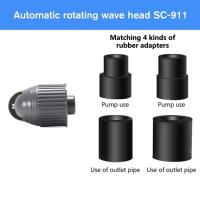 360 ° Fabricante de ondas giratorias automáticas, cabezal de bomba rotativa, fabricante de ondas de oxigenación de rotación uniforme de plástico con adaptadores - details 3