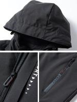 Chaqueta impermeable a prueba de viento para hombre y mujer. - details 12