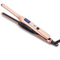 Mini Hierro Plano de Cerámica Turmalina Largo de 3/10 Pulgadas Ideal para Cortes Cortos, Barba y Pixie Enchufe Europeo - details 0
