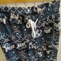 Pantalones acampanados de elefante grandes transfronterizos del sudeste asiático, pantalones holgados de pierna recta de estilo fino de verano para mujer, pantalones de playa - details 13