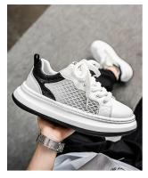 Moda 2025 Zapatos Blancos Cómodos y Ligeros para Hombres en Primavera y Verano - details 16