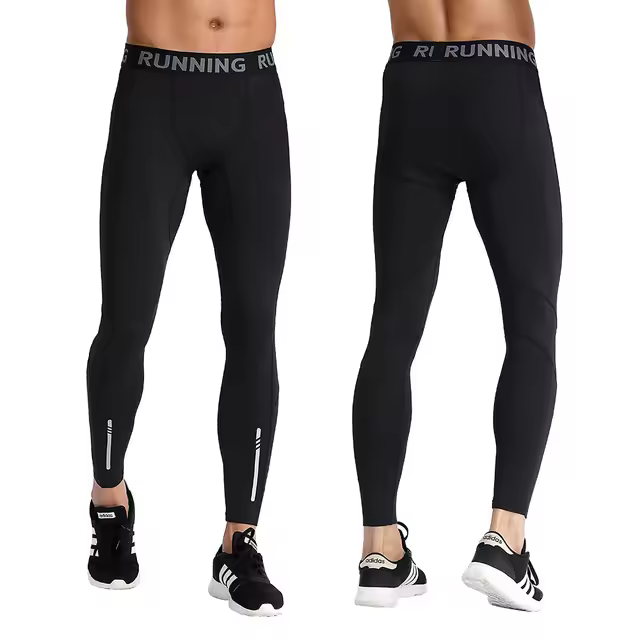 Leggings de Compresión para Hombres Secado Rápido Ideal para Correr, Entrenar en Gimnasio - 1