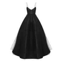 Vestidos largos de fiesta elegantes con tirantes finos para mujer, vestidos largos de fiesta para graduación, sexys, con escote en V profundo y espalda descubierta, vestido largo de boda de verano 2022 - details 1