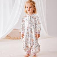 Saco de dormir para bebé de pierna A Algodón puro de doble capa de primavera y otoño - details 4