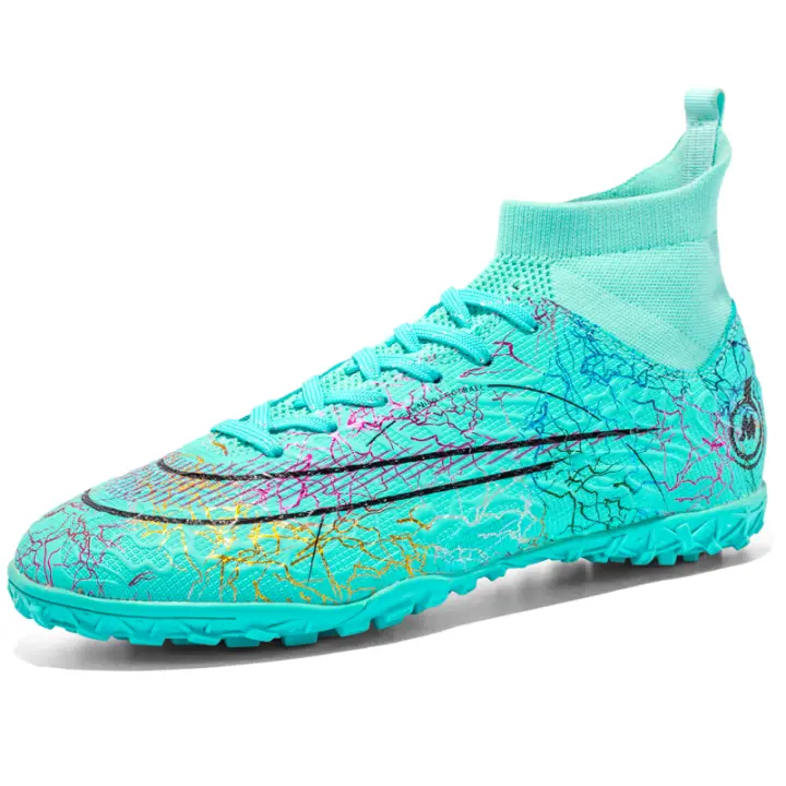 Botas de hombre de alta calidad, FG/TF Atos, tacones altos de entrenamiento antideslizantes para césped, zapatos de fútbol, ​​zapatos deportivos unisex - 1