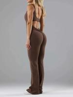 Monos de Yoga de Espalda Descubierta Estilo de Gimnasio Sexy para Mujeres - details 10