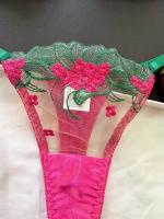Conjunto de sujetador de encaje Floral, lencería elegante, ropa interior de lujo bien llamativa, conjuntos exóticos de encaje fino de Hada erótica Sexy, sujetador transparente - details 12