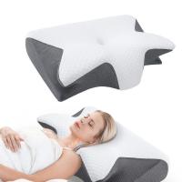 Almohada de soporte Comforta suave de espuma viscoelástica de 1 unidad, cojín de descanso para el cuello para dormir, almohada para dormir - details 0