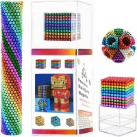 Juego de mármol magnético de 1000 piezas, cubo magnético mágico de 3mm, juguete de construcción para aliviar el estrés - details 1