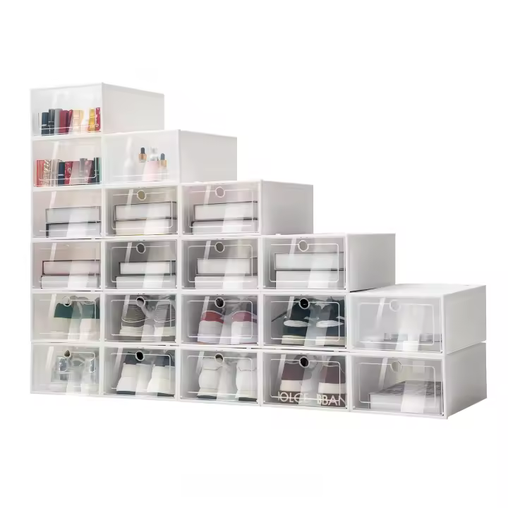 Caja de Almacenamiento Para Zapatos Juego de 20, Apilable - 1