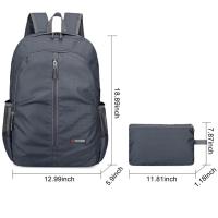Mochila ultraligera plegable para exteriores de 30L para acampar, viajar, senderismo, hombres y mujeres, impermeable, para pesca, ciclismo, mochila plegable - details 0