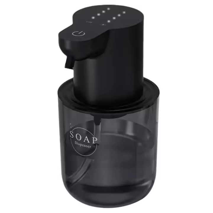 Dispensador sin contacto de 400 ml, con sensor infrarrojo recargable, dispensador de jabón para el hogar, la cocina y el baño - 1