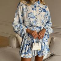 Elegante Vestido de Cintura Mini Blanco Mangas de Farol con Volantes Estilo Vintage 2025 - details 16