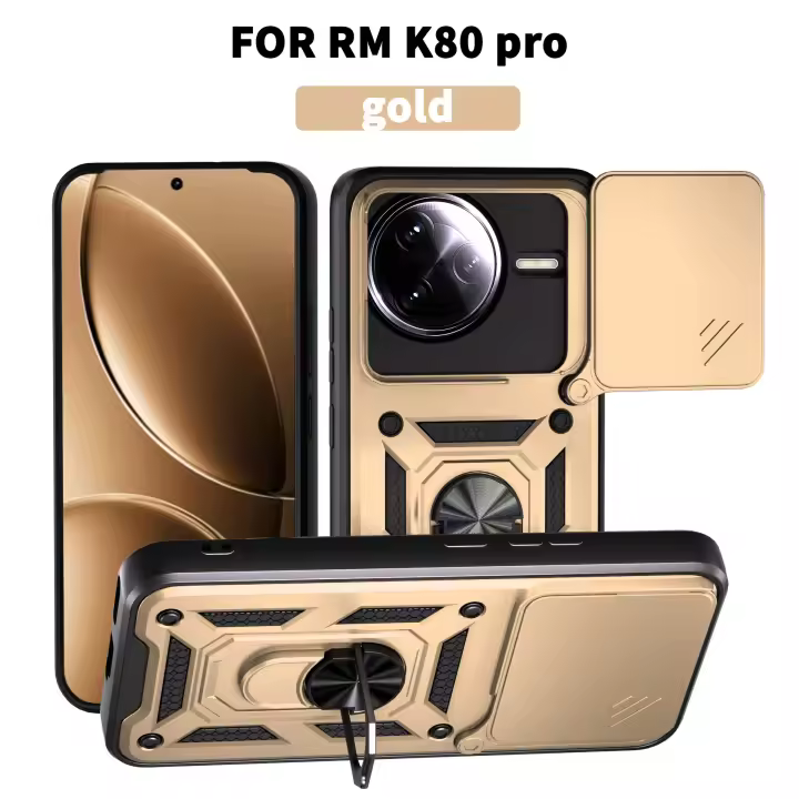 Funda de Teléfono con Protección de Golpes para Redmi K80 Pro 5G Xiaomi Poco F7 Ultra con Cubierta de Lente Deslizante - 1