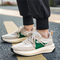 Zapatillas informales de otoño con cordones y suela gruesa para hombre - details 5