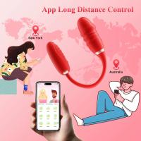 Vibrador telescópico para mujer, mamada, estimulación del clítoris, consolador con forma de huevo, juguete sexual para mujer, bragas con forma de huevo, Juguetes sexuales para adultos - details 1