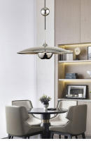 LEFAN-Lámpara de araña telescópica con polea, candelabro de elevación ajustable, diseño de personalidad para restaurante, Bauhaus Cafe - details 6