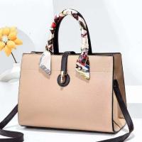 Nuevo bolso grande de Color sólido, accesorios de bufanda de seda de cuero suave, bolso oblicuo informal, bolso de mujer - details 5