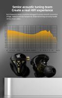KZ DQS-auriculares con cable de Metal y micrófono, intrauditivos con Monitor, música, deporte, videojuegos, cancelación de ruido, HIFI - details 3