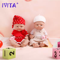 IVITA-Muñeca Reborn de silicona con chupete magnético para niños, juguete realista con ropa, 36cm, 1,76 kg - details 30