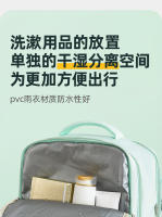 Mochila de expansión de viaje para hombres y mujeres Mochila multifuncional para mujeres Compartimento independiente para zapatos para hombres Separación en seco y húmedo Equipaje de viaje de negocios corto - details 12