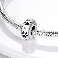Encanto de Cuentas de Plata de Ley S925 100% Originales para Mujer Joyería DIY Material Principal de Zirconio Pulsera Ajuste de 3mm - details 7