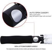 Paraguas de Golf abierto automático, paraguas de palo impermeables a prueba de viento con doble dosel extragrande de gran tamaño - details 152