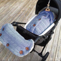 Saco de dormir de punto grueso para bebé, forro de Cachemira de imitación infantil, envoltura para recién nacido, manta para cochecito de niño - details 30
