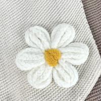 Bolso de punto de flores de ganchillo Simple, bolso de mano de playa tejido de malla, bolso de playa hecho a mano, bolso de hombro hueco de verano - details 2