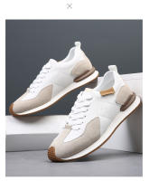 Zapatos casuales de hombre, zapatos blancos pequeños de cuero, zapatos versátiles para niños, zapatos Forrest Gump - details 5