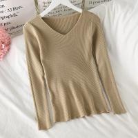 suéter de punto de manga larga para mujer, Jersey informal OL, otoño e invierno, 2025 - details 67