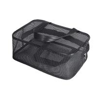 Malla de malla completa de viaje, bolsa de almacenamiento de cosméticos, en mano con bolsa de artículos de tocador - details 2