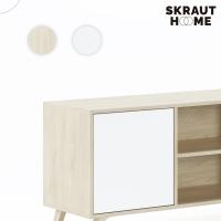 TV para Salón |   57 x 95 x 40 cm |   Indicado para TV de 32/40" |   Modelo Viento 100 |   Puccini |   Puerta Abatible Color Blanco - details 6