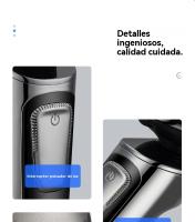 Afeitadora eléctrica multifunción 4D recargable flotante de tres cabezales afeitadora de barba eléctrica para hombres - details 14