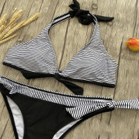 SSITO Conjunto de Bikini a Rayas Micro para Mujer, de 2 piezas traje de baño, Bikini Bandage de retos, traje de baño sexy de Realce, Bikini S 2025 - details 4