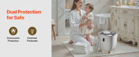 Calentador de Toallas SucceBuy de 25L con Pantalla LED, Temporizador y Ajustes de Temperatura Ajustables, Manta Térmica Grande y Calentador de Toallas para Baño, SPA, Hogar, Encimera, Suelo, Gris - details 4