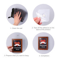 Ganchos de Pared Adhesivos Fuertes Sin Perforación Impermeables Ideal para Cuadros de Imagen, Reloj de Photo Almacenamiento para el Hogar - details 6