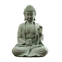 Estatua de Buda de piedra, adornos de Arte de mesa, decoración de habitación del hogar, regalo para decoración de inauguración de la casa - details 7