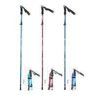 Bastones para caminar plegables, bastones de Trekking ultraligeros, senderismo, viajes, antigolpes, para montañismo, poste telescópico para correr al aire libre, 2 uds. - details 16