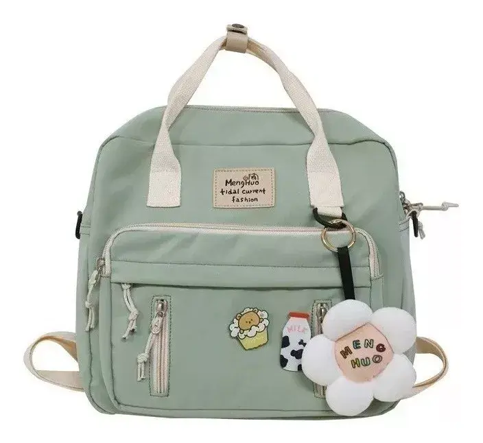 Mochila Kawaii Multifuncional Estilo Coreano Juvenil, Moda - 1