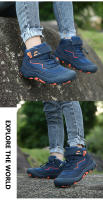 Botas de senderismo tobilleras de marca para niños, zapatillas de senderismo antideslizantes, calzado de escalada de montaña al aire libre, calzado deportivo Unisex para niños - details 32