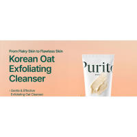 Purito Oat Exfoliating Facial Polish Gentle Scrub Clay Facial Cleanser Pore Minimizing