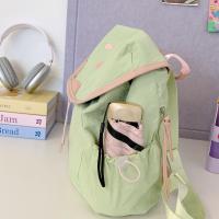 Mochila con cordón de fresa de Color dopamina, mochila de nailon de fruta impermeable de estilo coreano, mochila de viaje de gran capacidad - details 23