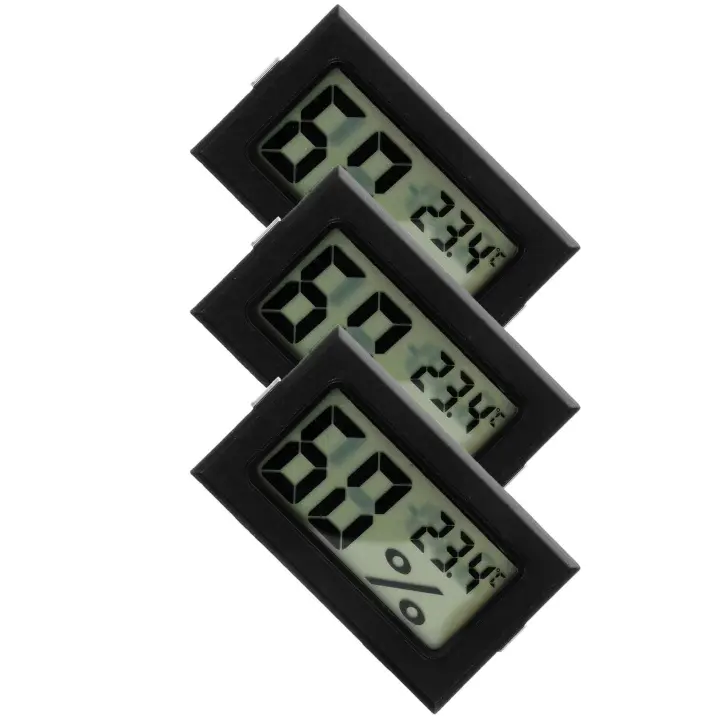 Mini termómetro digital 3UDS, higrómetro, densitómetro científico para interiores - 1