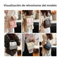 Mochila Mujer 2025 Nueva hebilla versátil Estilo universitario para mujer Bolso bandolera portátil Mochila pequeña de moda - details 22