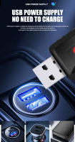 Transmisor FM con Bluetooth 5,3 para coche, dispositivo con micrófono, manos libres, receptor de Audio estéreo sin pérdidas, música, pantalla LED, adaptador inalámbrico USB - details 9