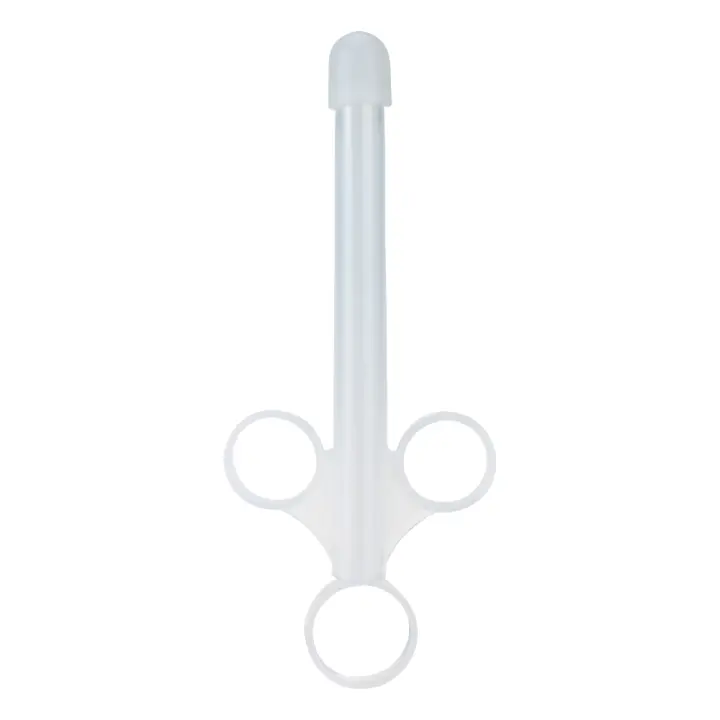 Jeringa inyectora de Enema para adultos, productos de limpieza Anal y vaginal, aplicador lubricante, Juguetes sexuales, 10 mL - 1